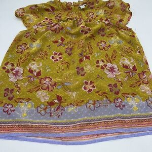 Joie Womens Multicolor Peasant Top Size Size Medium